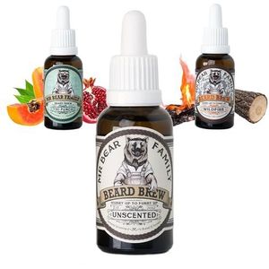 Natural Beard Oil for Men – Scented Beard Moisturiser Oil Contains Hydrating Jojoba + Argan Oil – Nourishing Mens Beard Softener for Healthier Hair Growt (Unscented, 30ml)