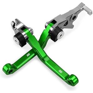 SPAMFAFGHQ Voor CRF300L 2021 2022 Pivot Rem Koppelingshendels Motoraccessoires Crossmotor Remmen Handgrepen Hendel(Groente)