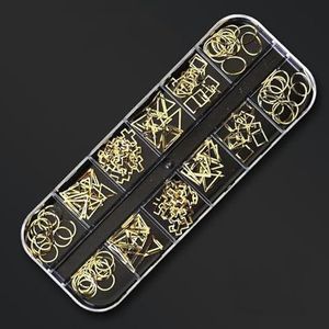 Water diamanten, nagels, nagels, juwelen Hotfix strass steentjes AB flatback kristal veelkleurig meerdere maten 12 raster doos nail art(99)