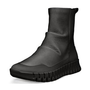 ECCO Women's Gruuv Pull On Mid Fashion Boot, Black, 7-7. 5