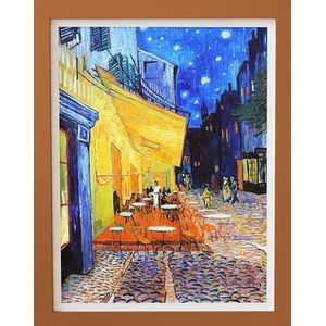 Pintoo Legpuzzels 1200 stukjes voor volwassenen - Gogh, Vincent Van - Cafe Terras, Place du Forum, Arles, 1888 Mooie Plastic Puzzel voor Home Decor Zero Dust Easy Storage [H2641]