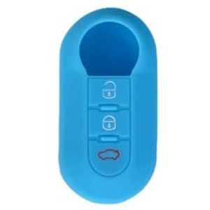 QWLEYCHN siliconen autosleutel case cover, voor Fiat 500 Panda Ducato 500L Punto Lancia Musa voor Peugeot Boxer voor Citroen Jumpe