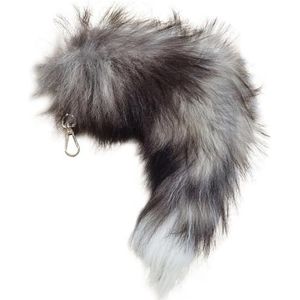 Obelunrp Therian Tail, 38 cm nep vossenstaart sleutelhanger, mode pluizige harige staart, mooie nepbont staart voor rollenspel speelgoed of voor handtas- of rugzakdecoratie, Stijl 1, 40cm Obelunrp Therian Tail, 38 cm nep vossenstaart sleutelhanger, mode pluizige harige staart, mooie nepbont staart voor rollenspel speelgoed of voor handtas- of rugzakdecoratie, Stijl 1, 40cm