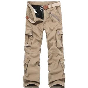 Men's Fleece Trousers 8 Pockets Winter Warm Thermal Cargo Pants Warm Combat Pants Work Tactical Trousers with Multi Pockets Softshell Pants