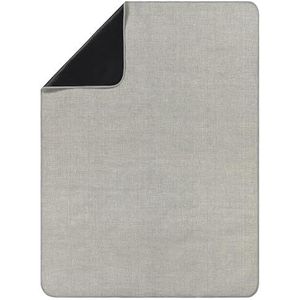 Paco Home Picknickdeken Outdoor Waterdicht - Opvouwbaar & Lichtgewicht, Kleur:Grijs, Maat:200x200cm