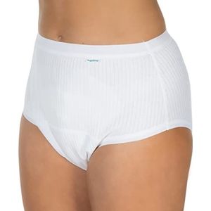 Suprima katoenen slip, slipvorm - art. 1275 - (vrouwen) Gr. 44/46 wit