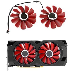 85mm 4-pins FDC10U12S9-C RX480 GPU-ventilator voor XFX RX570 RS RX580 videografische kaarten, koeling als vervangende ventilator