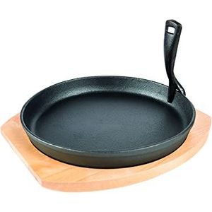 Grill Guru - Iron Cooking Plate - Holder - Ijzeren Kookplaat - Houder - 25cm