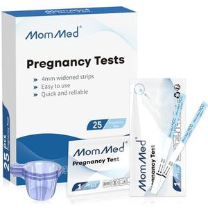 MOMMED Vroege zwangerschapstest (25 mIU/ml), inclusief 35 x zwangerschapstest en 35 x urineverzamelcontainers, zwangerschapstest