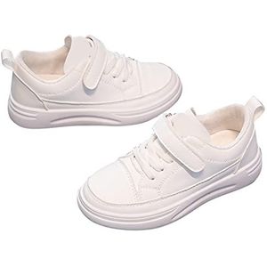 Sneakers lente en zomer rubberen zool antislip kinderen casual sportschoenen schoenen jongens ademende lichte vrijetijdsschoenen outdoor sportschoenen kinderen gymschoenen kinderschoenen, wit, 30 EU