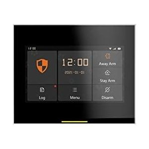 Beveiliging doe-het-zelf alarmsysteem Tuya Draadloos WIFI Home Security Alarmsysteem Met Bewegingssensor Ondersteuning Anti-demontage Alarm App Afstandsbediening (Color : Ost-02-WIFI Alarm-A, Size :