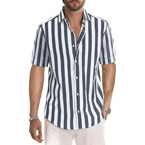 Mens Hawaiian Shirt Men'S Hawaiian Shirt Summer Casual Short-Sleeved T-Shirt Seaside Holiday Beach Short-Sleeved Shirt