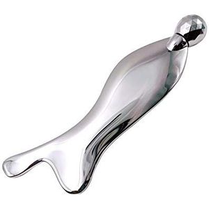 1Pc Gezicht Gua Sha Massage Roestvrij staal Materiaal Comfortabel Gevoel Uitstekende Afwerking