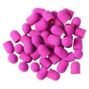 Zandmanicure- en pedicuregereedschap, 80# 120# 180# Grit Nagelschuurbanden Pak van 5(10x15 G180 1 Shaft)