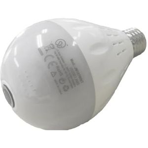 A2ZWORLD - Wifi-camera - E27-fitting - 360° - Full HD 1080p - Bewakingscamera voor Binnen met Bewegingsmelder