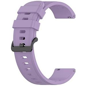 LUGEMA Nieuwe Sport Siliconen Horlogeband Compatibel Met Xiaomi Horloge Kleur Polsband Band Compatibel Met Mi Smartwatch Armband Vervangbare Accessoires 22mm (Color : Light purple, Size : For Mi wat