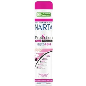 Narta Deodorant voor dames, Spray Protection 5, 200 ml