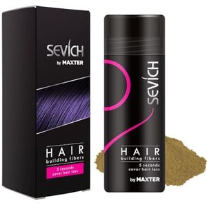 Haarvezels - Verbergt Onmiddellijk Haarverlies, 100% Natuurlijke Katoenvezelpoeder voor Mannen en Vrouwen - Blond 25g