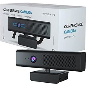 TQUXNGA 1080p Zakelijke Webcam Met Privacy Cover 3-in-1 Camera Met Ingebouwde Microfoon Volledige Plug