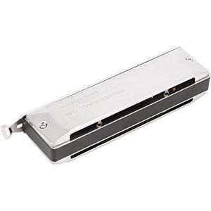 Chromatische mondharmonica, metaalzilver 12-gaats mondharmonica's om te spelen