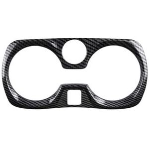 Autodecoratie Voor B&MW 3 Serie G20 G28 2019 2020 2021 ABS Carbon Fiber Patroon Centrale Versnellingspook Paneel Waterbekerhouder Frame Beschermende Afwerking(Style A)