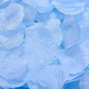 100st zijden rozenblaadjes tafelconfetti kunstbloem babyshower ambachten bruiloftsbenodigdheden feest kerstlocatie decoratie-lichtblauw