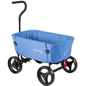 Beachwagon LITE® vouwbare Bolderkar Bollard Cart Wagen om kinderen, huis dieren en spullen te vervoeren met een draagvermogen van 80 kg 118 x 65 x 110 cm…