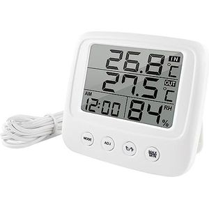 Digitale LCD Indoor Handige Temperatuursensor Vochtigheidsmeter Thermometer Hygrometermeter Nauwkeurige Monitor(E0828A)