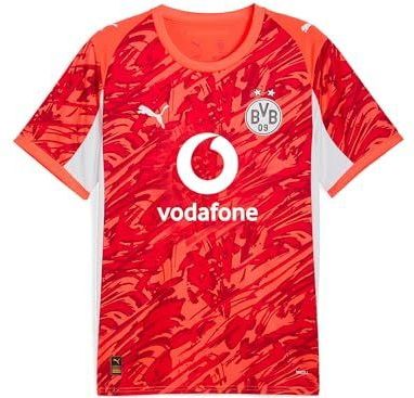 PUMA - Borussia Dortmund 25/26 - Keepershirt - Rood/Zilver - Korte Mouwen
