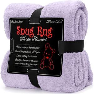 Snug Rug - Lavendel - Deken - Sherpa Fleece - 127 x 178 cm