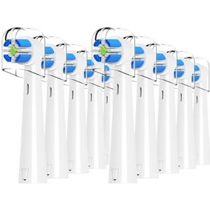 Compatibel met Brusheez Kids Elektrische Tandenborstel Vervangende Borstelkoppen, voor Brusheez Kids Elektrische Tandenborstel, 10 Pack (Wit, Medium)