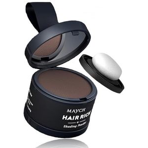 Maycheer Hairline Powder for Women - Maycheer Magic Root Cover Up, Hair Rich Shading Powder (20#Shallow Walnut)