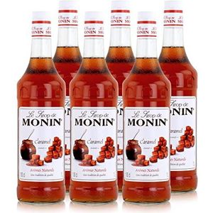 Monin Siroop Caramel, 1,0 l verpakking van 6