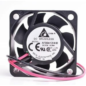 Voor delta AFB0412HHB 4cm 40X40X15MM DC 12V 0.20A 2pin computerbehuizing moederbord server omvormer koelventilatoren