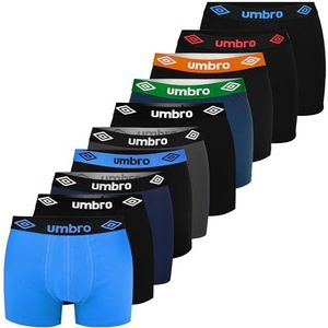 UMBRO Heren boxershorts 10 stucks XL | katoen, pasvorm ondergoed, ademende onderbroek, ondergoed met elastische band