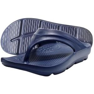 Sandalen, Comfortabele unisex sandalen for binnen- en buitengebruik in de zomer Slippers voor dames(Navyblue,47 EU)