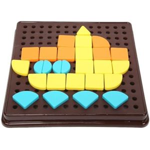 zottel DIY-puzzels vroeg educatief grappig speelgoed, leerbouwsteen interactief voor het cultiveren van creativiteit voor het cultiveren van verbeelding voor 3-6 jaar oude kinderen (bouwstenen van