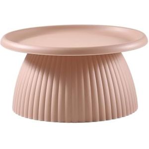 Bijzettafel Kleine salontafel in Scandinavische stijl Moderne minimalistische woonkamer Home Fashion Kleine ronde tafel Bank Kleine salontafel Salontafels voor Woonkamer (Color : Pink, Size : F)