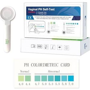 Vaginale pH Tests - Vrouwelijke Gezondheid Kits - Zelf Testen pH Balans - 5 Stuks