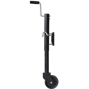 6 inch massieve wielen Sidewind ronde draaibare aanhangwagenkrik met boutbevestiging, capaciteit 450 kg/1000 lbs, wiel, camperonderdelen en accessoires Gemakkelijk mee te nemen