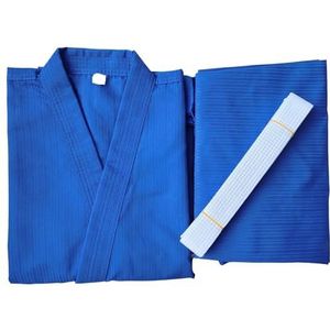 UBOHUZ Judo-pak, karate-uniform, lichte studentenkarate-gi, vechtsportuniform met riem voor mannen en vrouwen