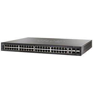 Cisco SG500X-48P-K9-G5 - CSB 48-PORT GIG POE MET 4-PORT - 10-GIG STACKABLE MANAGED SWITCH IN
