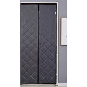 Magnetisch thermisch geïsoleerd deurgordijn deurgordijn katoen huishouden magnetisch dubbele deur verdikt deurgordijn koude geluidsisolatie warmtebehoud koud (kleur: A, maat: B80 cm x H 200 cm)