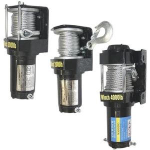 Lier Auto Tuning Elektrische 2000/3000/4000/4500/6000/9500/12000lb 24v Handvat/Draadloze Staalkabel Atv Lieren for Strand Bugg(2000lb handle)