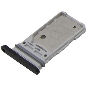 Compatibel met Samsung Galaxy S21 / S21 Ultra SM-G998B / S21+ SM-G996B Tray Zwart Kaartvak Dual SIM Card Nano Sim 1 + SIM Slot 2 Slee Kaartlezer Reader