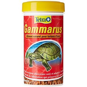 Tetra Gammarus - 100% natuurlijk voer voor waterschildpadden - gedroogde garnalen - rijk aan calcium, vezels en minerale zouten - 250 ml
