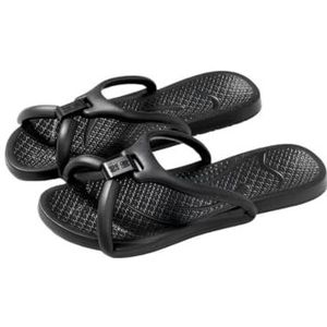 Sandalen, Opvouwbare pantoffels for dames - Lichtgewicht reissandalen Slippers voor dames(Black,40 EU)
