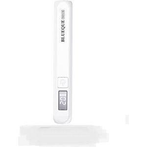 Mini UV-lamp voor gelnagels, handheld UV-nagellamp met LED-scherm, oplaadbare USB-nageldrogerlamp en 60 seconden/30 seconden timer draagbare LED-nagelzaklamp (wit) ( )