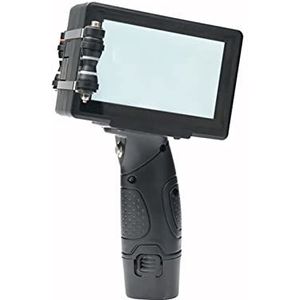 Handbediende Printer, 12.7mm 15 talen variabele Qr Bar Batch Code Datumnummer Logo Vervaldatum Label Draagbare Handheld Thermal Inkjet-printer Altijd Afdrukken(E-U)