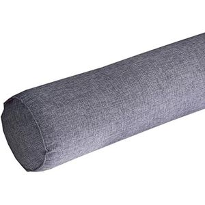 Cilindervormig Nekkussen, Ergonomisch Rond Cervicaal Rolkussen, Afneembare Hoes, voor Ondersteuning Van Kantoor/bank/bed/hoofd/nek/rug en Benen.(Grijs,20x140cm)